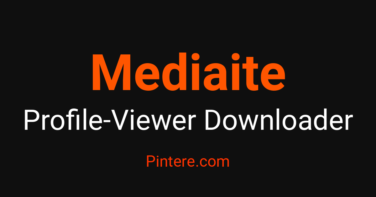 Mediaite Profile Viewer — Discover Profiles Anonymously | Pintere.com ...