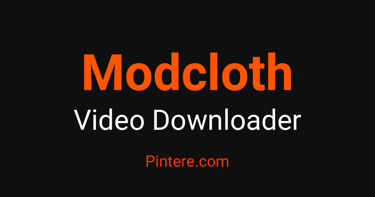 Modcpoth Modcloth Video Downloader — Pin Stunning Visuals – Pintere